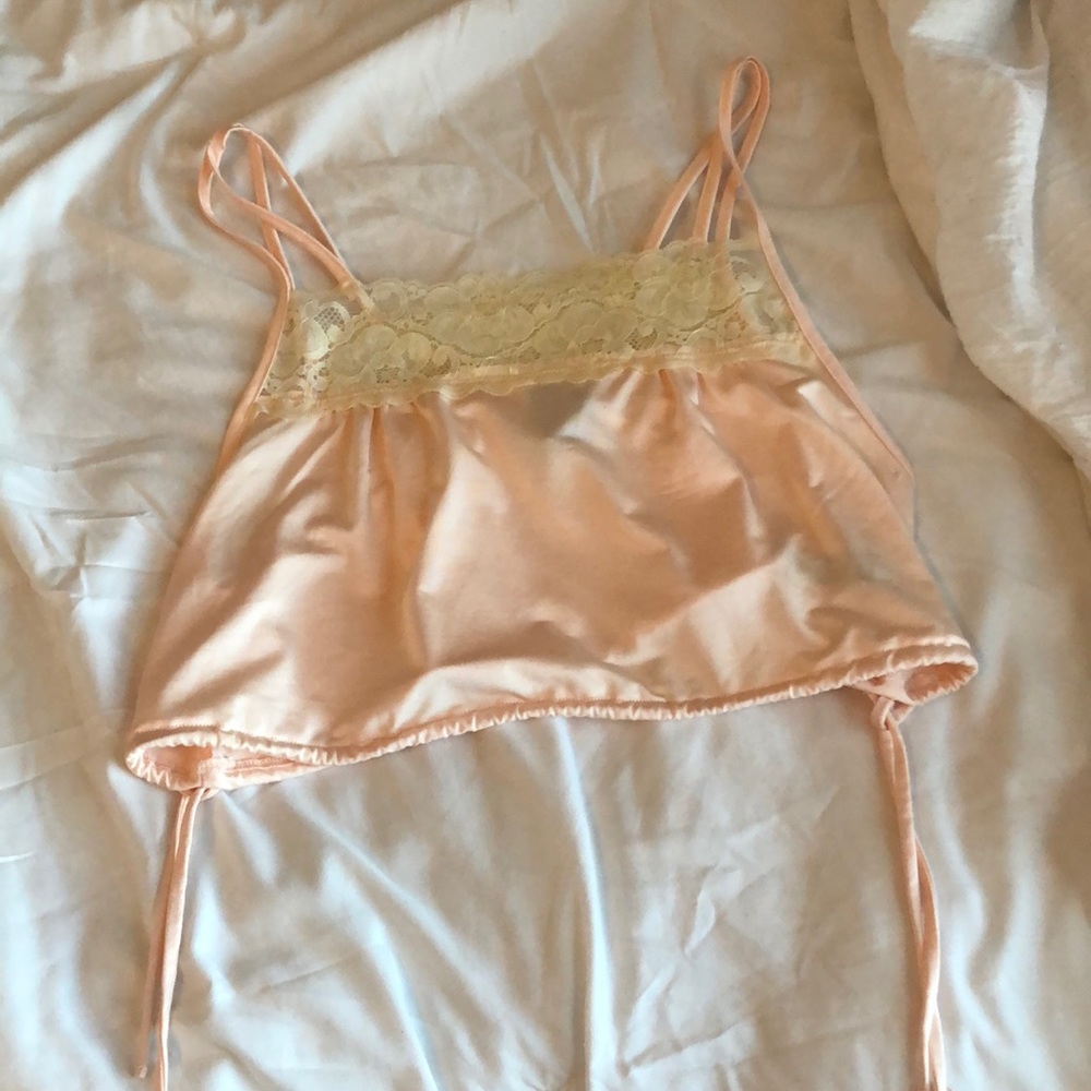 Urban outfitters pink crop